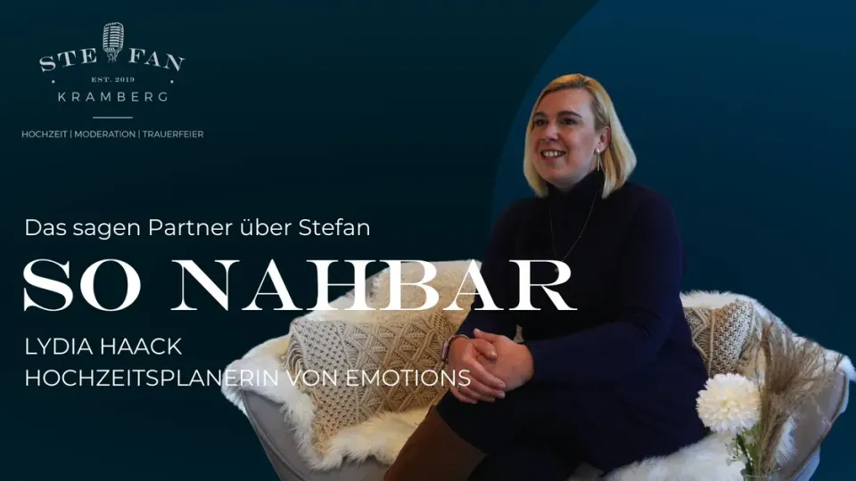 Video-Testimonial: Hochzeitsplanerin Lydia Haack über Stefan Kramberg